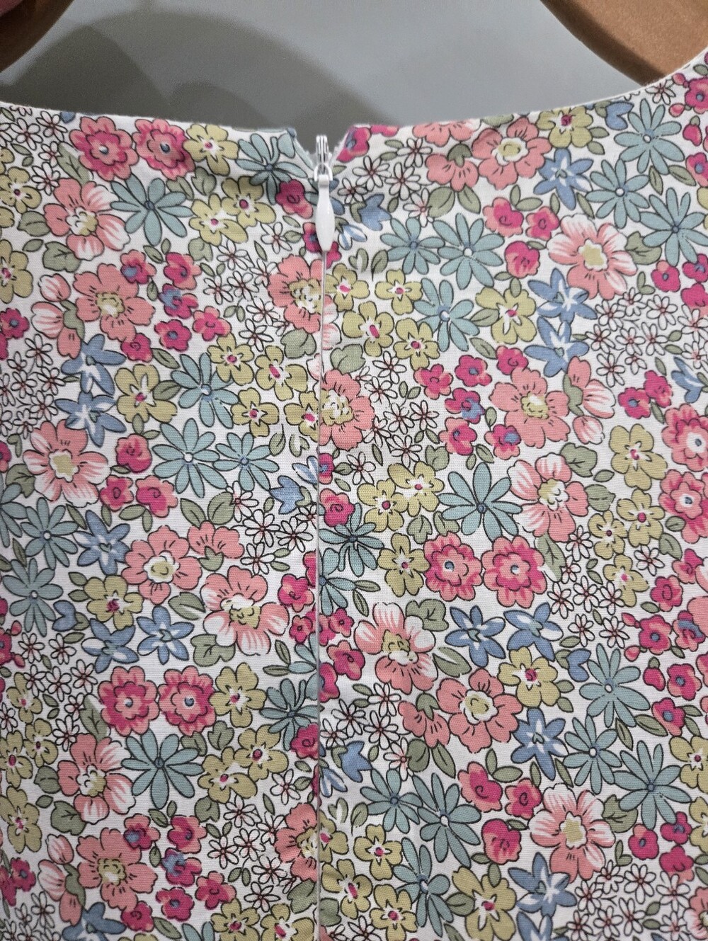 Hyacinth House Peasant Colorblock Floral Midi Dress Tiered boho M - Picture 7 of 7